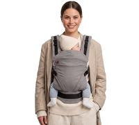 Manduca XT Baby Carrier - Adjustable Seat - Suitable from Birth - Made from Organic Cotton with 3 Carrying Positions - Heather Grey