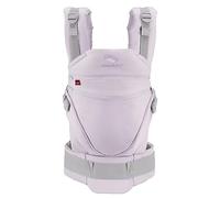 manduca XT Baby Carrier - Adjustable Seat That Grows with Your Child - from Newborn to Toddler - Organic Cotton Baby Carrier with 3 Carrying Options, Monochrome Lavender