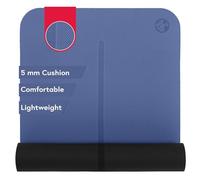 Manduka Begin Yoga Mat 68" - 5mm Cushioning | Comfortable, Lightweight & Reversible with Alignment Stripe | Budget-Friendly | 68 x 24 inches