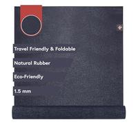 Manduka eKO SuperLite Travel Yoga Mat 1.5mm - Midnight - Long 79" (200cm)
