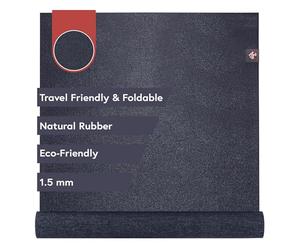 Manduka Eko Superlight Travel Yoga Mat Midnight 200 cm