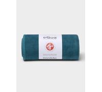 Manduka eQua Yoga Hand Towel - Quick Drying Microfiber, Lightweight, Yoga Accessories Easy for Travel, 16 Inch (40cm), Sage Solid