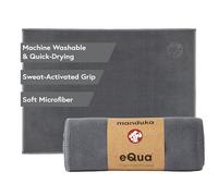 Manduka eQua Hand Yoga Mat Towel | Ultra-Soft Microfiber, Moisture-Activated Instant Grip, Lightweight, Quick-Drying, Durable, For All Yoga or Fitness Practices