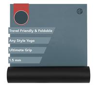 Manduka GRP Adapt Travel - Hot Yoga on the Go | Non-Slip Floor Grip Mat 1.5mm Foldable, Travel-Ready | Sweat Resistant | Eco-Friendly | 71 x 24 inches