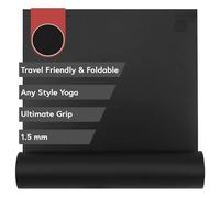 Manduka GRP Adapt Travel - Hot Yoga on the Go | Non-Slip Floor Grip Mat 1.5mm Foldable, Travel-Ready | Sweat Resistant | Eco-Friendly | 71 x 24 inches