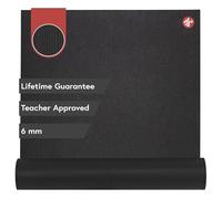 Manduka PRO Yoga Mat 68" - 6mm | Lifetime Durability | Hygenic Construction | Premium Studio Quality | Teacher Approved | Black 68 x 26 inches