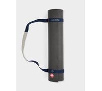 Manduka Yoga Commuter Mat Carrier - Eco-Friendly Cotton, Easy to Carry, Hands-Free, For All Mat Sizes, Odyssey Blue, 68" x 1.5"