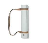 Manduka Yoga Commuter Mat Carrier - Eco-Friendly Cotton, Easy to Carry, Hands-Free, for All Mat Sizes, Black, 68" x 1.5"