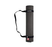 Manduka Yoga Commuter Mat Carrier - Eco-Friendly Cotton, Easy to Carry, Hands-Free, For All Mat Sizes, Black, 68" x 1.5"