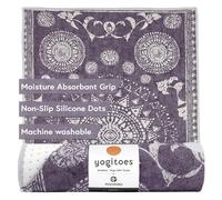 Yogitoes Yoga Mat Towel - Lightweight, Quick Drying Microfiber, Non Slip Skidless Technology, Use in Hot Yoga, Vinyasa and Power, 71 Inch (180cm), Geija Purple