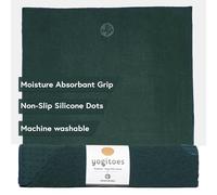 Manduka Yogitoes Yoga Towel for Mat, Non-Slip and Quick Dry for Hot Yoga with Rubber Bottom Grip Dots,Thin and Lightweight, 71 Inches, Deep Sea