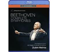 Mandy Fredrich; Marie-Claude Chappuis; AJ Glueckert; Tareq Nazmi; Lorenzo Fratini; Orchestra e Coro del Maggio Musicale Fiorentino; Tiziano Mancini; Zubin Mehta - Ludwig van Beethoven: Complete Symphonies [Blu-ray] [Region Free]