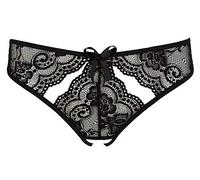 Mandy Mystery lingerie Open Briefs Black M Pack of 1