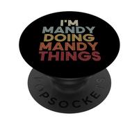 Mandy Name Mandy Personalized Name First Given PopSockets Adhesive PopGrip