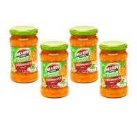 Mandy Zacusca Taraneasca 250g | Peasant Zacusca Jarred Cooked Food | Ideal Condiment Chutneys, Pickles, Fresh Bread & Savoury Biscuits | Elevate Snacking & Mealtime (ZACUSCA TARANEASCA 300g, 4 Pack)