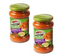 Mandy Zacusca Vinete 250g | Eggplant Zacusca Jarred Cooked Food | Ideal Condiment for Chutneys, Pickles, Fresh Bread & Savoury Biscuits | Elevate Snacking & Mealtime (Eggplant ZACUSCA 300g, 2 Pack)