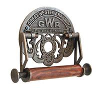 MandyTools Toilet Roll Holder Great Western Railway GWR - Cast Iron Train Railway Theme