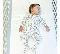 Mane by Tim & Tam SATIN & Organic Cotton COT Fitted Sheets 120x60cm Helps Protect Delicate Hair & Skin. Knotty Dry Hair and Eczema (White)