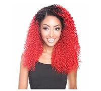 Mane Concept Hair Enchantress Synthetic Brazilian Ombre Jerry Curl Wvg 3Pcs 18" 19" 20" / OT1B/BUG