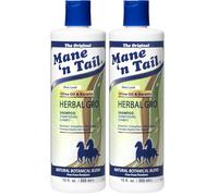 Mane ‘n Tail Herbal Gro Shampoo 355 ml (Pack of 2) - Olive Oil Complex - Natural Herbs - Prevents Breakage, Frizz, and Split ends, Safe for treated hair