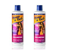 Mane 'n Tail Spirit Untamed Shampoo (2-Pack) - Caramel Apple Scented Gentle Rinse Shampoo & Body Wash for Soft Silky Hair (11.2 oz Each)