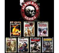 Maneater Series 7-Film Collection (Hellhounds / Sand Serpents / Shark Swarm / Grizzly Rage / High Plains Invaders / Roadkill / Grabbers [DVD] Region 1/A