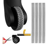 MaNeaz 4 Piece Wheel Covers Trolley Wheels for Suitcases Silicone Suitcase Silicone Luggage Waterproof Length Can Be Cut