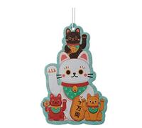 Maneki Neko Cat Car Air Freshener Lucky Cat Cherry Blossom Scent