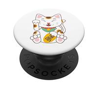 Maneki-Neko Lucky Cat Japanese Good Luck Charm PopSockets Swappable PopGrip