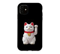 Maneki Neko Origami Cat Japanese Lucky Cat Kawaii Case for iPhone 11