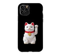Maneki Neko Origami Cat Japanese Lucky Cat Kawaii Case for iPhone 11 Pro
