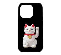 Maneki Neko Origami Cat Japanese Lucky Cat Kawaii Case for iPhone 15 Pro