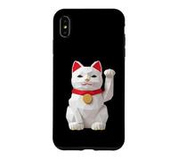 Maneki Neko Origami Cat Japanese Lucky Cat Kawaii Case for iPhone XS Max