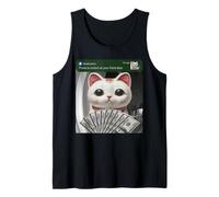 Maneki Neko There is Motion At Your Front Door Japanese Cat Tank Top