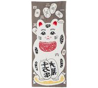 Maneki Neko Traditional Cotton Japanese Tenugui