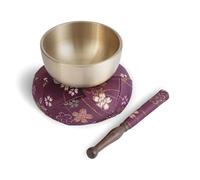 Manekineko-Ai Orin Bell Japanese Buddhist Bell,Mat,bar Set Made in Japan Takaoka, Purple,2.99inch