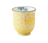 Manekineko-Ai Yunomi Mino ware Japanese green tea cup, Cherry blossom Japan,6.76oz