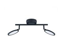 Manel LED Ceiling Light Dimmable (Modern) in Black Metal e. a. for Living & Dining Room (2 Lamps), Ceiling Light, Ceiling Light, Interior Lighting