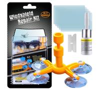 Manelord Car Windscreen Repair Kit for Chips and Cracks, Bulls-Eye, Spider Web, Star-Shaped, Nicks, Half-Moon Crescents