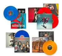 Måneskin Complete Colored Discography Collection: Chosen (Blue) / Il Ballo Della Vita (Blue) / Teatro d'ira: Vol. I (Orange)/ Deluxe Rush! Are You Coming? (Red Splatter)/ + Including Bonus Art Card