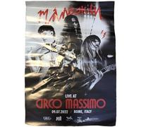 Maneskin Live At Circo Massimo 2022 Poster (One Size) (Black/White/Red)