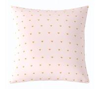 Manfei Cute Love Kids Throw Pillow Cover,Princess Girly Kawaii Hearts Double Sides Pillow Case,Fairy Valentine's Day Home Decor,Pink Yellow Bed Couch Sofa Cushion Cover,1 Pack 24"x24"