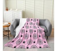 Manfei Raccoons Kids Flannel Blanket Pink Cabin Heart Print Throw Blanket for Boys Girls Room Decor, Cartoon Animal Blanket for Bed Couch Sofa, Soft and Breathable Cozy Blanket(60 x 80 Inches)