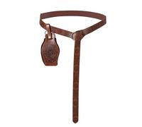 Manfnee Renaissance Retro Waist Belt Medieval Leather Pouch Bag Steampunk Purse Costume Accessory