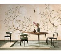 ManFototapete Photo Wallpaper 3D Chinese Style Flower and Bird Painting Wallpaper Nonwoven Mural Decoration Poster Living Room Bedroom Corridor Modern Wall Decor 250(W) X175(H) Cm