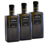 Manfredi Barbera - Collection Lorenzo - Extra Virgin Olive Oil - Made in Italy (Lorenzo N°1, 3 Pack / Piece)