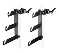 Manfrotto 044 B/P Clamps-2 Holder Hooks 045 Mounted on 2 Superclamps 035