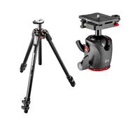 Manfrotto 055 3-Section Carbon Fiber Tripod with XPRO Magnesium Ball Head and MSQ6PL Quick Release Plate