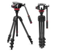 Manfrotto 502 Head Arca Swiss & 055 Carbon 4 Sec Video head | ✅ 5 years warranty
