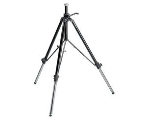 Manfrotto 117B Geared Video Tripod with Rubber Feet and Retractable Metal Spikes (Black)
